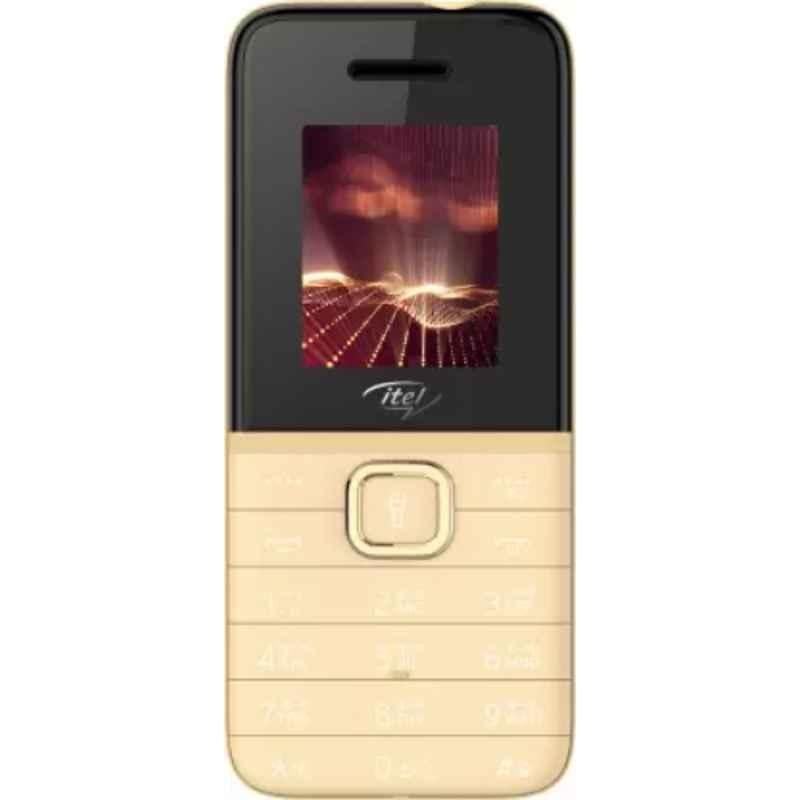 Itel Power 110 IT5608 1.8 inch Champagne Gold Keypad Feature Phone