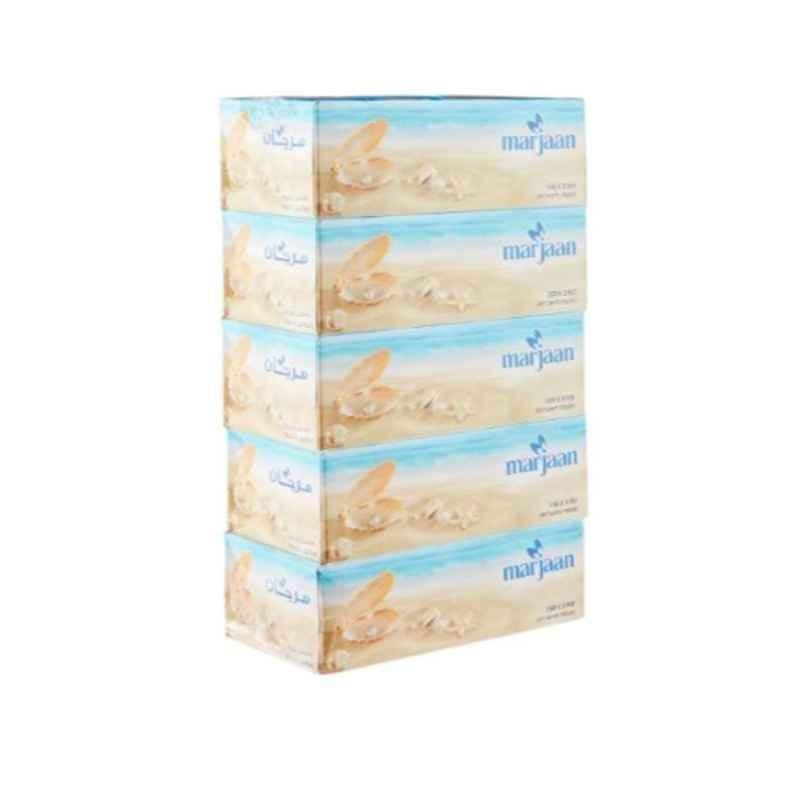Hotpack Facial Tissue Box, MT200E, (Pack of 5)