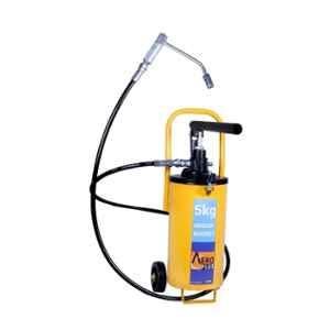 Aeroplus 5kg Hand Operated Lubrication Grease Pump Bucket with 2m Hose Pipe