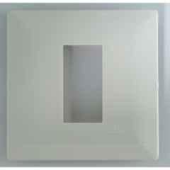 Schneider ALB81000 Alvaïs - Plaque de finition - 1 poste - blanc