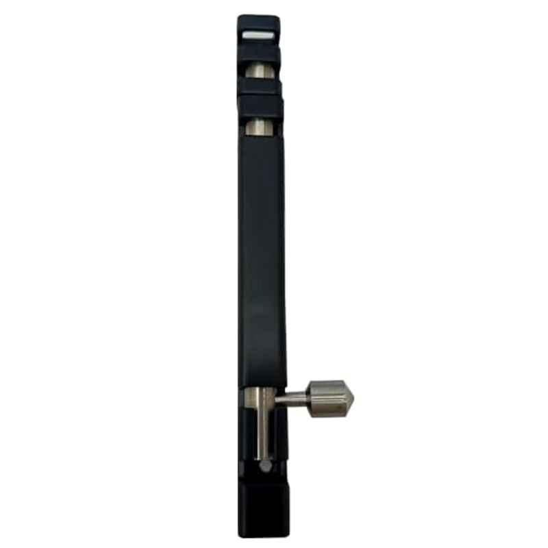 Plantex Stainless Steel Tower Bolt/Tower Bolt for Home, Offices Doors & Windows/6 inch Tower Bolt for Main Door/Door Latch/Kundi/Chitakini/Door Latch for Windows - Pack of 8 (Black)