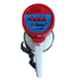 MME 200m White Handheld Megaphone with Mic