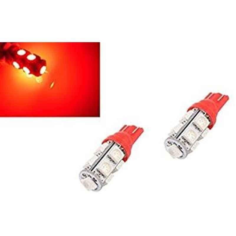 AOW 9 SMD (RED) LED Parking Bulb Pilot Light/License Plate car Lights For Volkswagen Vento (PAIR / 12V)