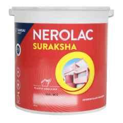 Nerolac Suraksha 10L White Acrylic Exterior Emulsion Paint