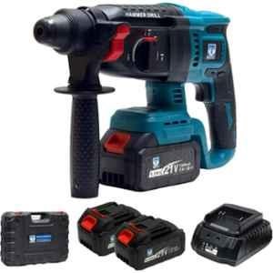 XLNT 26mm 21V Cordless Brushless 3 Mode Function Rotary Hammer with Battery & Charger