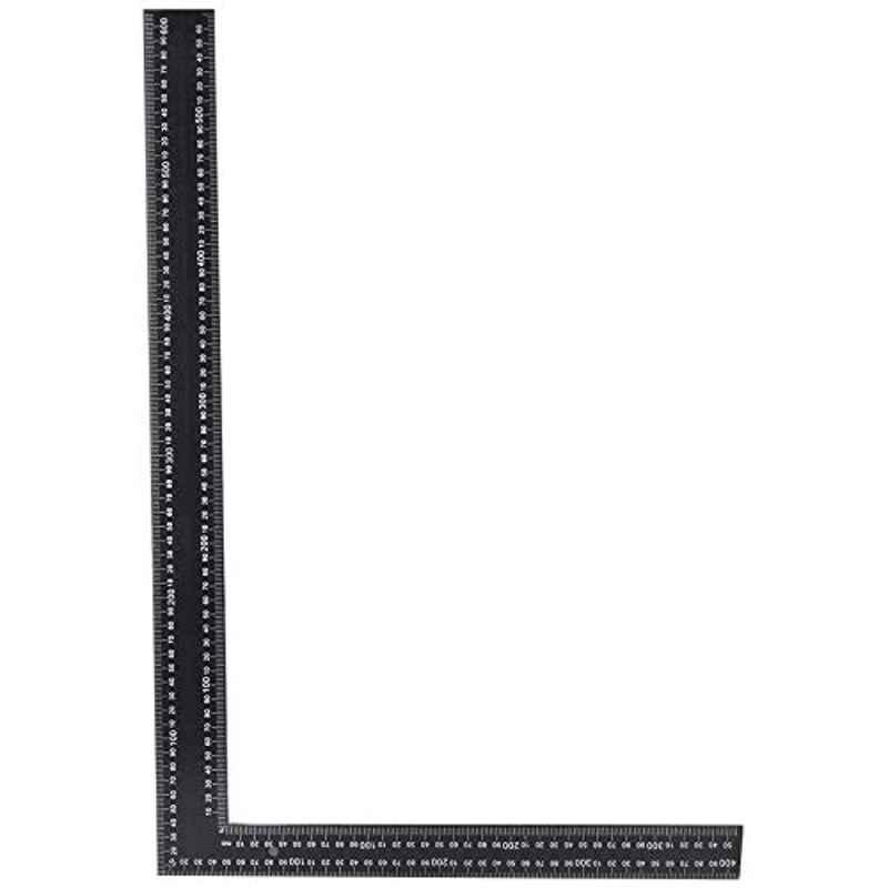 Denfos Aluminium black L-Square Try Ruler