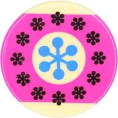 GLS Poolball Plastic Multicolour Carrom Striker (Pack of 4)