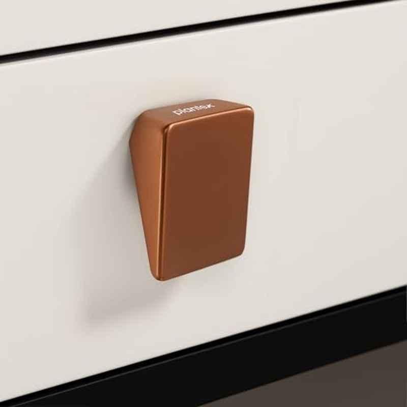 Plantex Knobs for Drawers/Square Drawer Knobs for Cabinets/Pull-Push Knobs for Kitchen/Bedroom Drawer SH-331, Rose Gold
