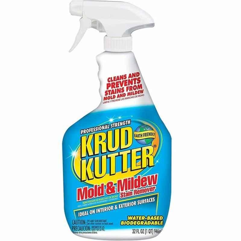 Krud Kutter Professinal Strength Mold and Mildew Stain Remover Spray, MS324, 32 Oz, Clear