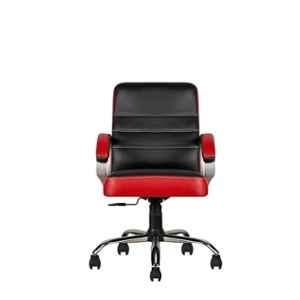 CELLBELL C99 Apex Leatherette Medium Back Black & Red Ergonomic Chair