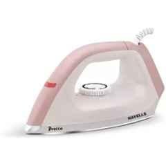 Havells Pressa 1100W Peach Dry Iron with Greblon E2 Non-Stick Soleplate, GHGDICTC110