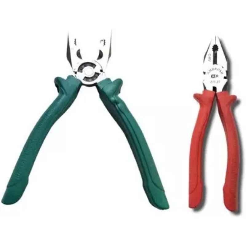 Sky Blue 2 Pcs 7.8 inch Lineman Plier Combo, SBE_PLIER_COMBO_MOD_01202