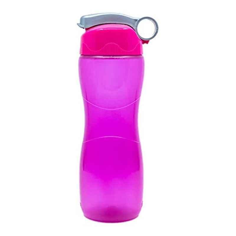 Sistema 645ml Pink Hourglass Water Bottle, 5900