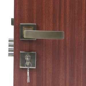 Handle Waala Rose LB-10001 60mm Stainless Steel Antique Brass Finish Both Side Key Mortise Door Lock Set