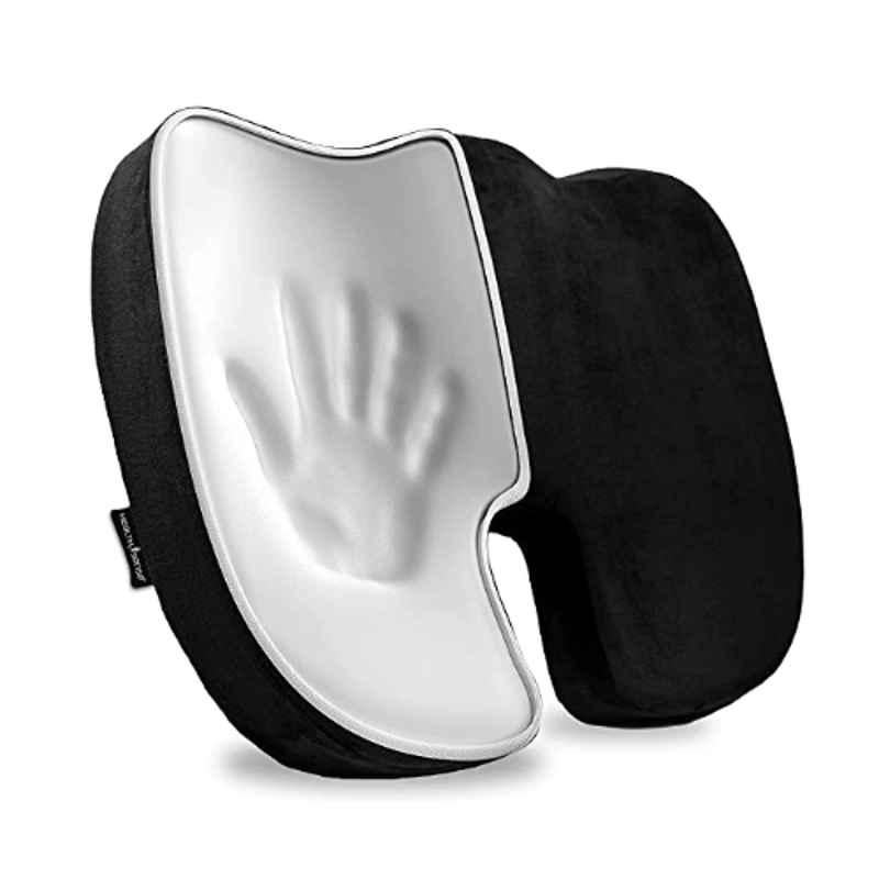 HealthSense Soft-Spot CC 50 Polyurethane Foam Orthopedic Black Seat Cushion