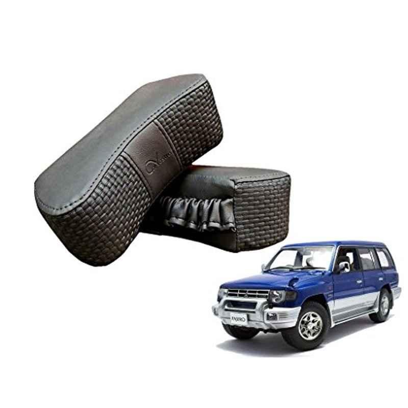 Kozdiko 2 Pcs Memory Foam Grey Luxurious Neck Rest Cushion Pillow Set for Mitsubishi Pajero