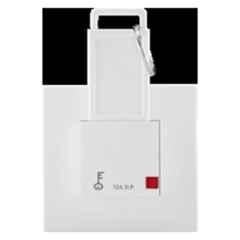 Anchor Penta Modular 32A 2 Module White Double Pole Switch Unit with Key Tag, 65701 (Pack of 5)