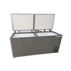 Voltas 461 Litre 3 Star Grey Convertible Double Door Deep Freezer, CVF500DA4
