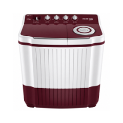 Voltas Beko 7kg Burgundy Semi-Automatic Top Loading Washing Machine, WTT70DLIM