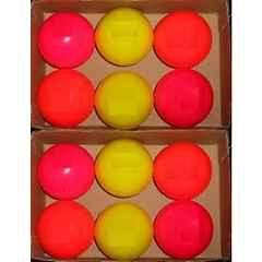 Forgesy 12 Pcs Rubber Multicolour Cricket Wind Balls