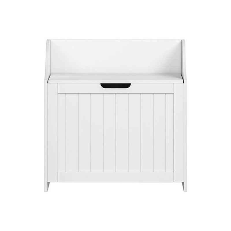 Homebox 56.0x38x58.0cm Wood White Caney Laundry Cabinet, 183144