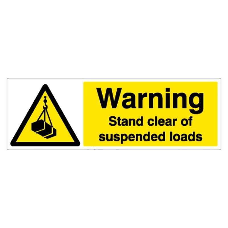 Buy SUNSIGNS 300x100mm Vinyl & Sun Board Warning Stand Clear Of ...