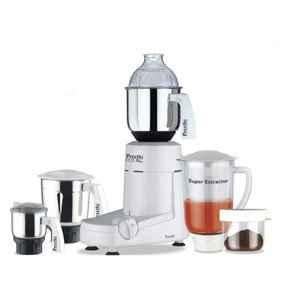 Preethi Eco Plus MG157 750W White ABS Mixer Grinder with 5 Jars