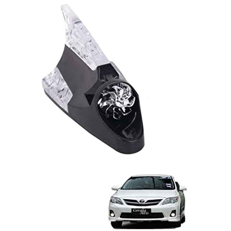 Kozdiko Black Auto Wind Power LED Light Shark Fin Car Antenna for Toyota Corolla Old Altis