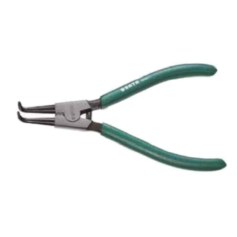 Sata GL72002 7 inch Alloy Steel External Snap Ring Plier Curved, Length: 175 mm
