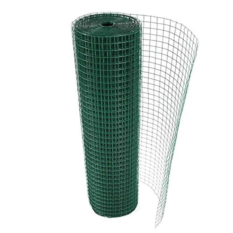 1.2 inch Alloy Steel & PVC Green Garden Fencing Mesh, 10 kg