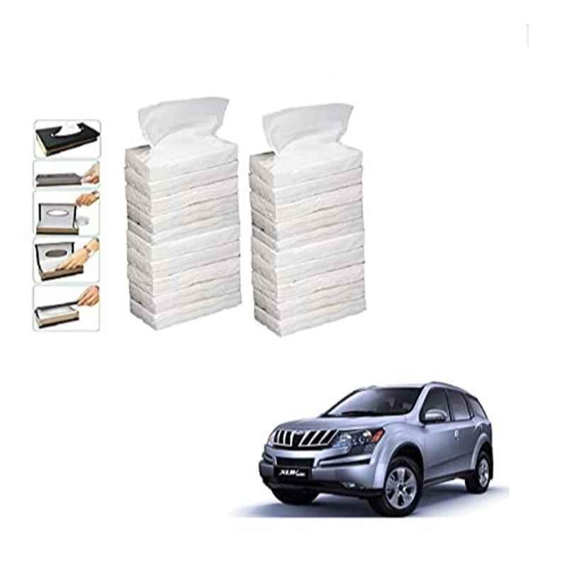 Kozdiko 100 Pulls Dispenser Box Refiller Tissue Paper with 200 Sheets for Mahindra XUV 500 (Pack of 20)