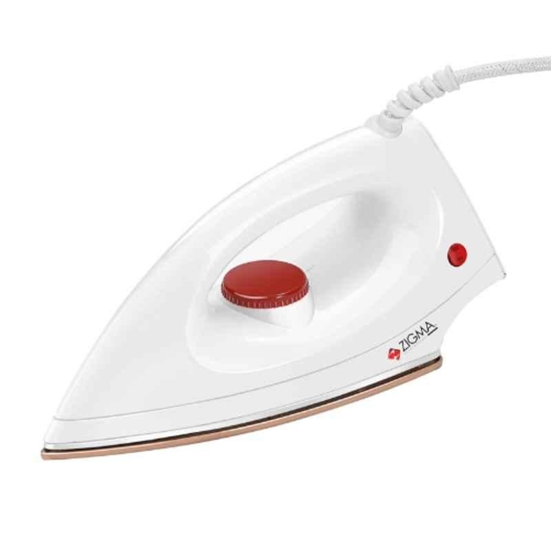 Zigma Inspira 1000W Plastic White & Red Dry Iron