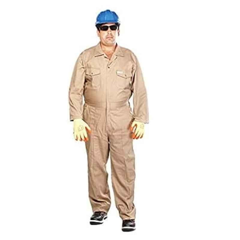 Workland Large Beige Cotton Coverall, B100