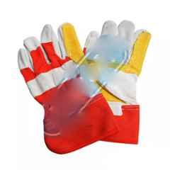 Arcon 14 inch Leather Double Palm Canadian Gloves