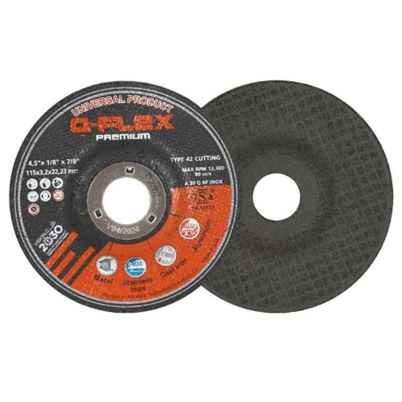 Q-Flex 115x3.2x22.23mm Universal Cutting Disc, AVE