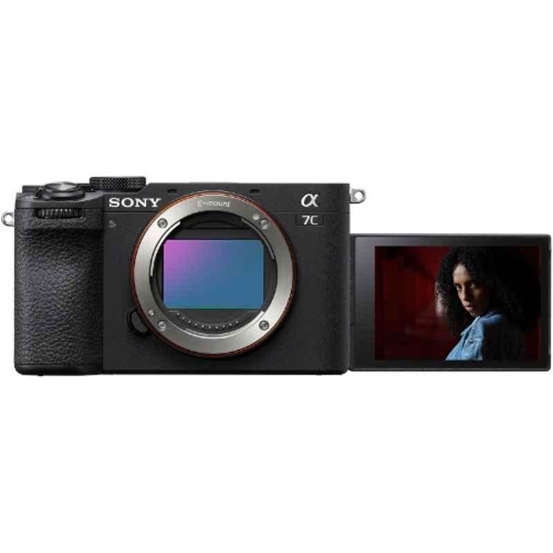 SONY ILCE-7CM2 33MP Black Mirrorless Camera for Vlogging, ILCE-7CM2/BQ IN5