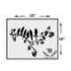 Kayra Decor 16x24 inch PVC Birds Wall Design Stencil, KHS252