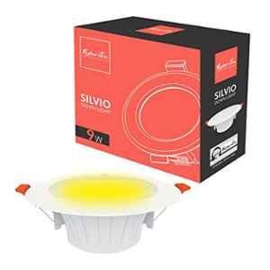 Fybros Silvio Plus 9W Aluminium Yellow Round LED Ceiling Light, FLS5835A