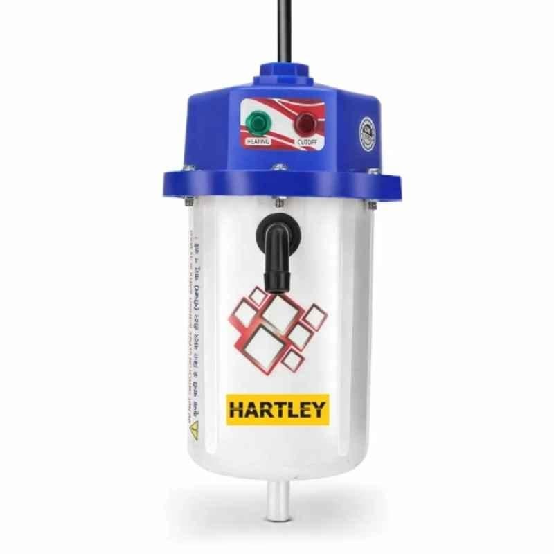 Hartley 3000W 1 Litre ABS Plastic Blue Portable Mini Instant Water Geyser with 10 Years Warranty for Kitchen, Bathroom & Saloon