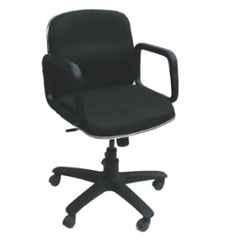 Arko Black Polypropylene Low Back Adjustable Central Tilt Executive Chair, Sim A