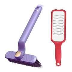 Kohe Stainless Steel Grater & 360 deg Rotating Crevice Gap Cleaning Brush Combo, GR21C