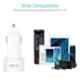 Portronics Car Power QC White Car Charger with Dual USB Port, POR-1004