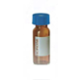 Borosil 100 Pcs 2ml Silicone Amber Screw Neck Vial with 9mm Screw Cap, VC02A009PBS112 (Pack of 10)