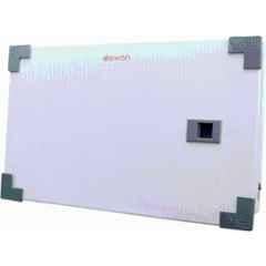Dewon Electric Steel Grey 4 Way Triple Pole Neutral Double Door Three Phase MCB Distribution Board