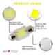 AllExtreme EXDL12L 2 Pcs 12 LED Dome COB SMD Parking White Light Set with Festoon Holder