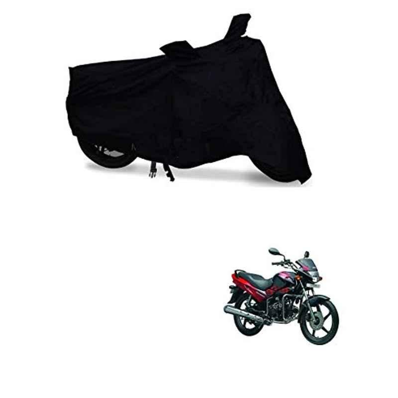 Kozdiko Matty Black Bike Body Cover for Hero Glomour, koz_81551