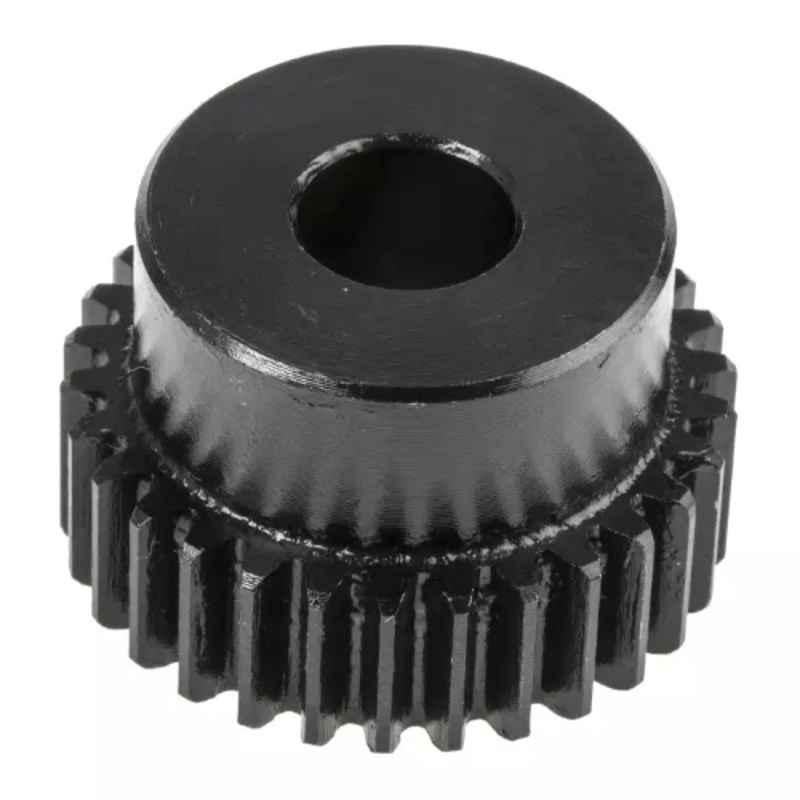 Rs Pro Steel 30 Teeth Spur Gear, 1 Module, 10 Mm Bore Dia, 30 Mm Pitch Dia, 25 Mm Hub Dia 5216301, RS -YTFI5B