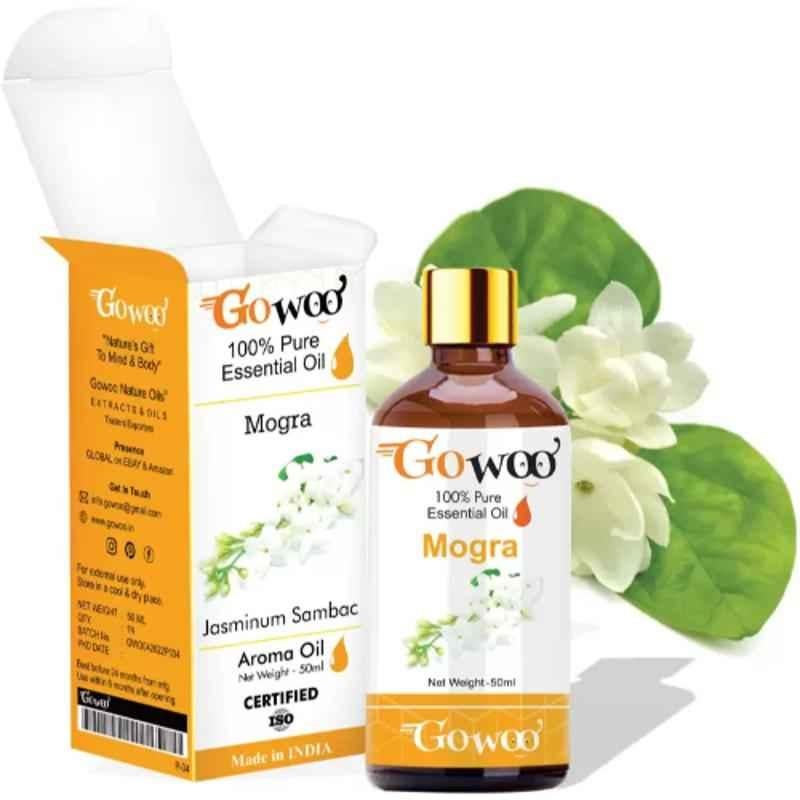 GoWoo 50ml Mogra Oil for Hair, Skin & Aromatherapy, GoWoo-P-143