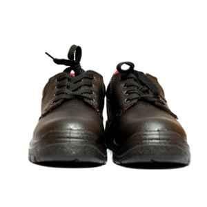 Darit ES-263-10 Leather Steel Toe Black Work Safety Shoes, Size: 10