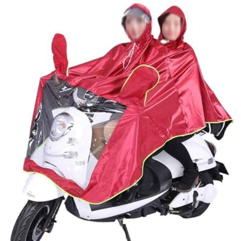 AllExtreme EXBMC2P Assorted Two Person Hooded Waterproof Double Cover Poncho Rain Coat